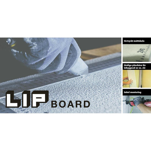 LIP Board - 2600 x 1200 x 12,5mm Verklig frakt tillkommer alltid.