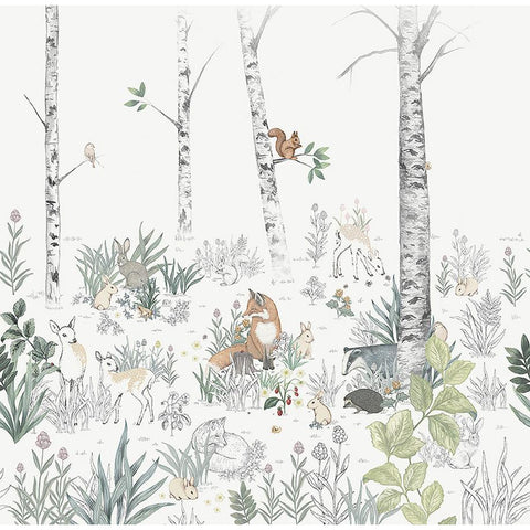 Newbie Wallpaper Magic Forest Mural 7481