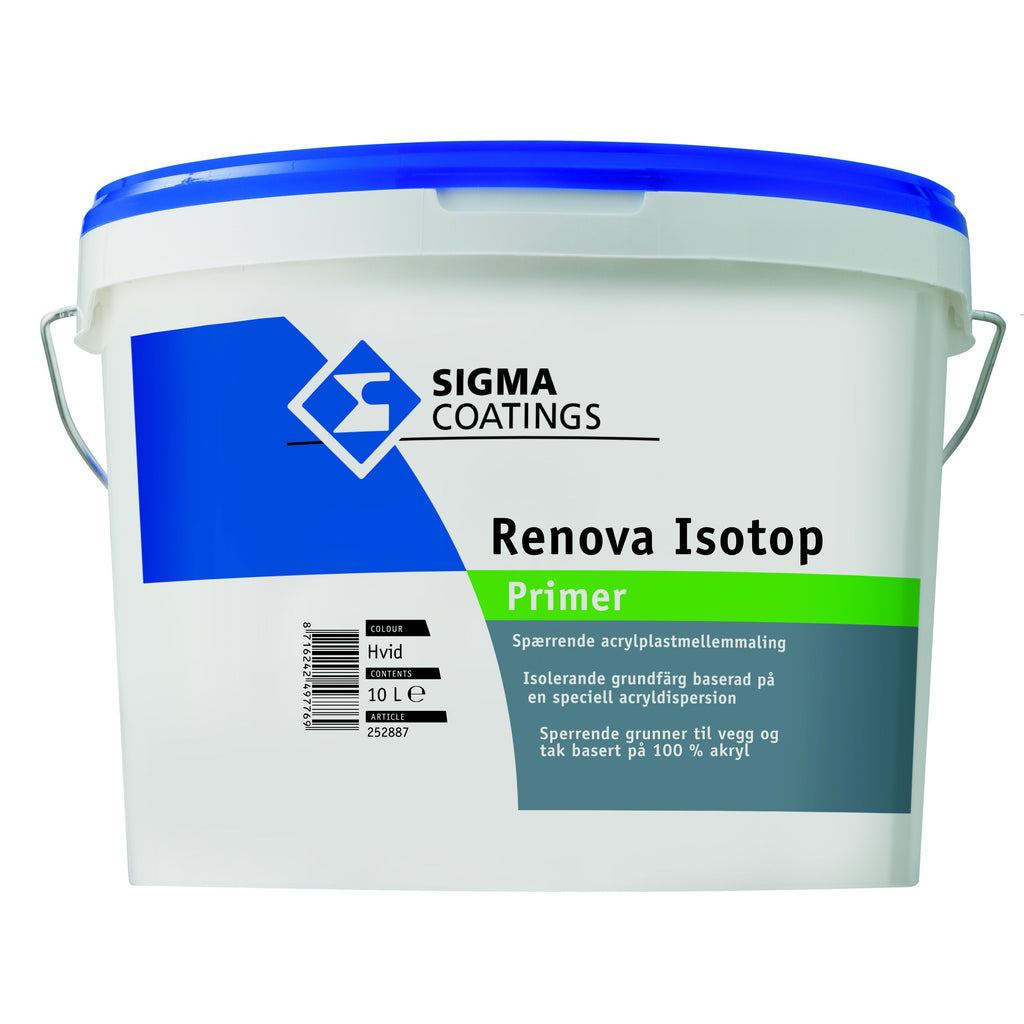 En bild på Sigma Renova Isotop Primer på Färggrossen.nu